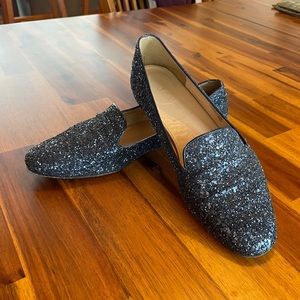 J Crew flats “sapphire slippers”